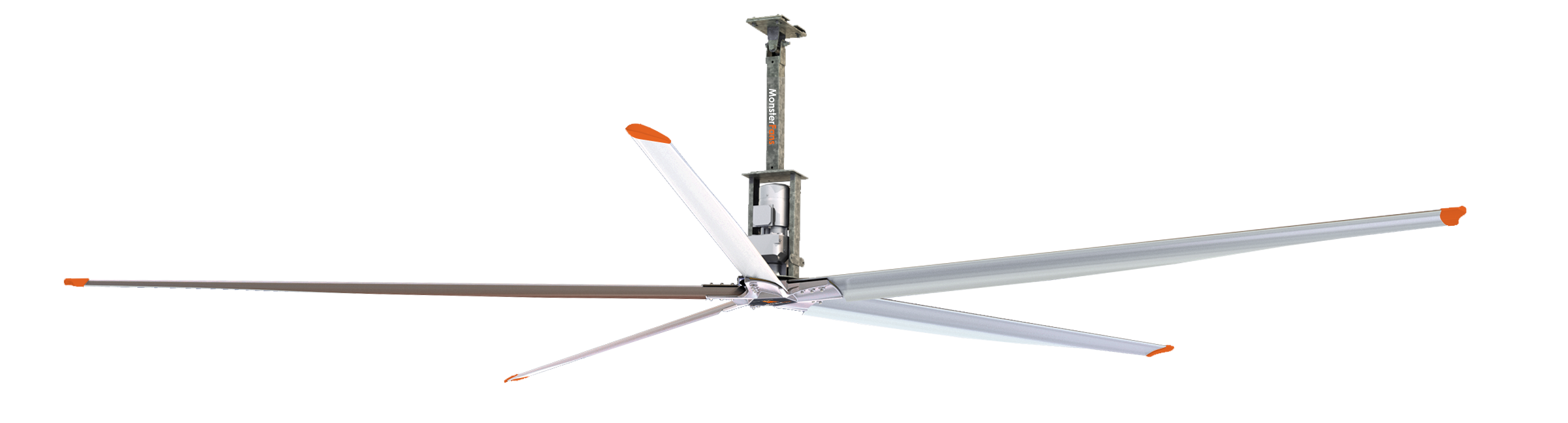 MonsterFans GD - Ventilador HVLS accionado por engranajes Serie MonsterFans GD