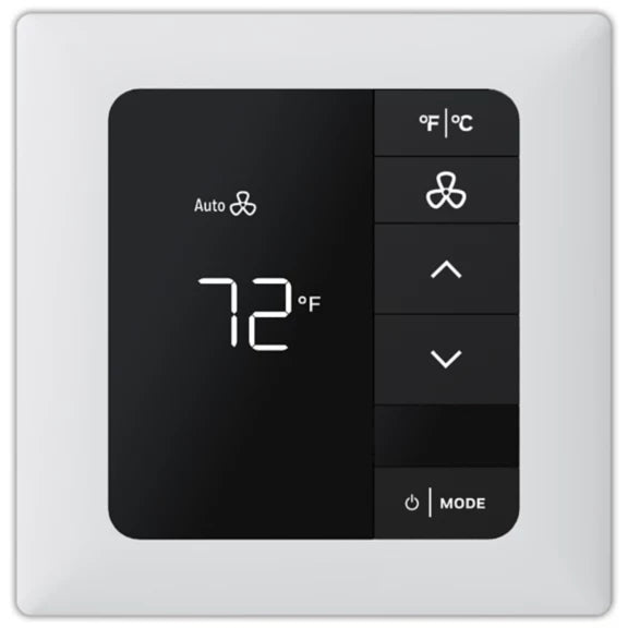 201-528-100-WH - TERMOSTATO DIGITAL E7, VOLTAJE 100-277 VAC CON RADIO RF-RADIO DE 20 DB (CON HUMEDAD) SALIDA AUXILIAR 0-10 V CC (E7-SOLO SOFTWARE) COLOR DE CARCASA BLANCO