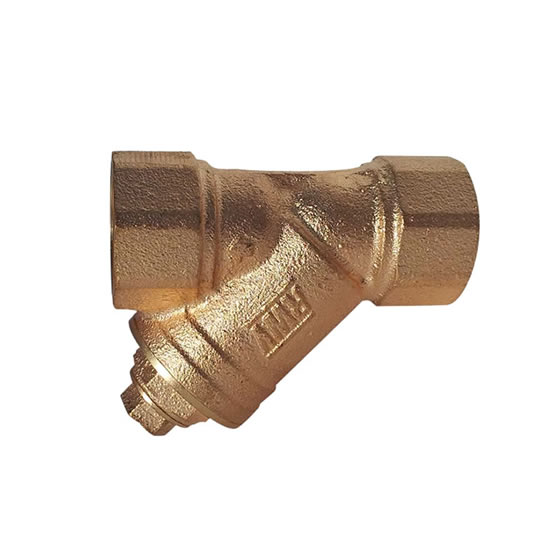 380F-2 - RWV® WYE STRAINER, ESTÁNDAR, SERIE: 380F, 2 PULGADAS NOMINALES, 4,9 PULGADAS DE LONGITUD TOTAL, FNPT, 1/2 PULG. DE SOPLADO, CUERPO DE BRONCE