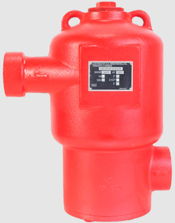 570114-026 - ARMSTRONG TANQUE SEPARADOR DE AIRE VORTEX CON CONEXIONES BRIDADAS DE 8" DE DIAMETRO MODELO VA-8. PRESION MAXIMA DE TRABAJO 160PSI. SIN STRAINER