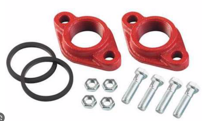 816012-111K - ARMSTRONG KIT DE BRIDAS DE HIERRO FUNDIDO, DE 1" DE DIAMETRO, INCLUEYE BRIDAS, TUERCAS, PERNOS Y JUNTA DE BRIDAS.