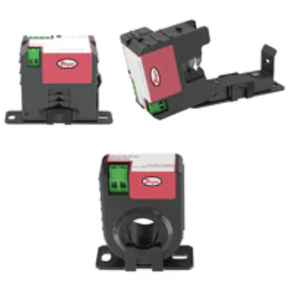 SCS-211125-R - Interruptor de corriente de núcleo partido, rango de amperaje de 1.25 a 135 A, punto de ajuste ajustable, con relé de control unido.