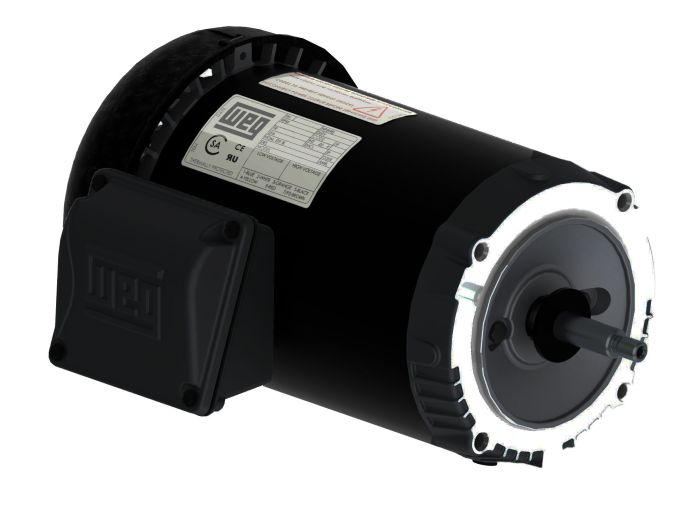 13279264 - MOTOR WEG NEMA TRIFASICO .5036ES3E56CFL-S 1/2 HP, 3600 RPM, 230/460V, 60 HZ