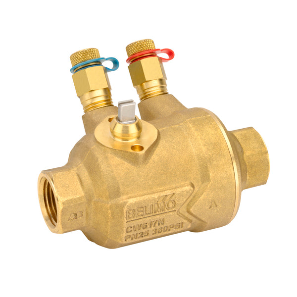 Z2050QPT-F - BELIMO VALAVULA DE ZONA INDEPENDIENTE DE LA PRESION, 2 VIAS, 1/2" DE DIAMETRO, EXTREMOS CON ROSCA INTERNA NPT, PARA UN FLUJO MAXIMO DE 4.3 GPM, PRESION DE CIERRE 200 PSI, CONSTRUIDA EN LATON FORJADO, BOLA DE ACERO INOXIDABLE