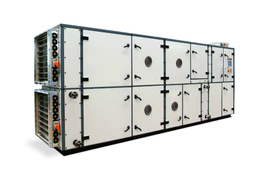 RIXNERLINE - RANGO DE CAUDAL DE HASTA 70,000CFM, CONFIGURACION CUSTOM HORIZONTAL VERTICAL Y DOBL PISO.