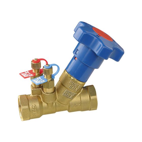 9517-112- RWV VALVULA DE BALANCEO MANUAL DE 1-1/2'', CONSTRUCCION EN LATON, CONEXIONES CON ROSCA INTERNA NPT 300 WOG.