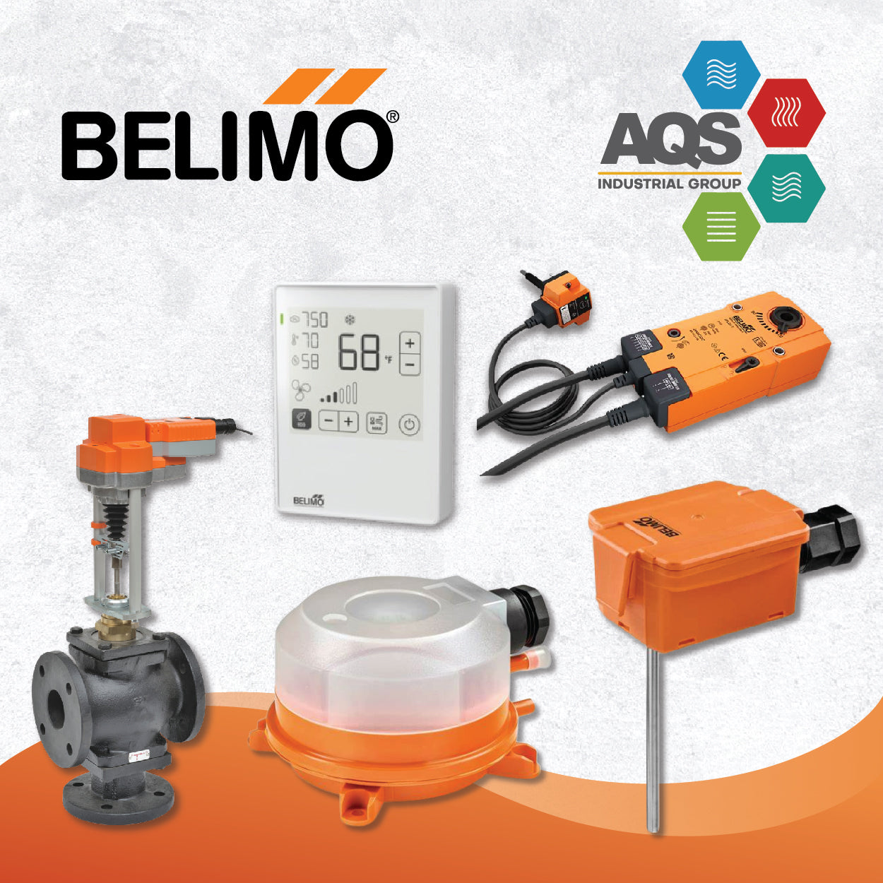 LF24-VST - Rotary actuator fail-safe for VRU, 4 Nm, AC/DC 24 V, 120 s, IP54