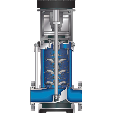 JOCKEY-PUMP-VM-1-13 - BOMBA JOCKEY 5 GPM @ 145 PSI JOCKEY PUMP VM 1-13 MULTISTAGE VERTICAL PUMP COUPLED TO 3 HP @ 3600RPM INCLUDING JP TORNATECH CONTROLLER ON