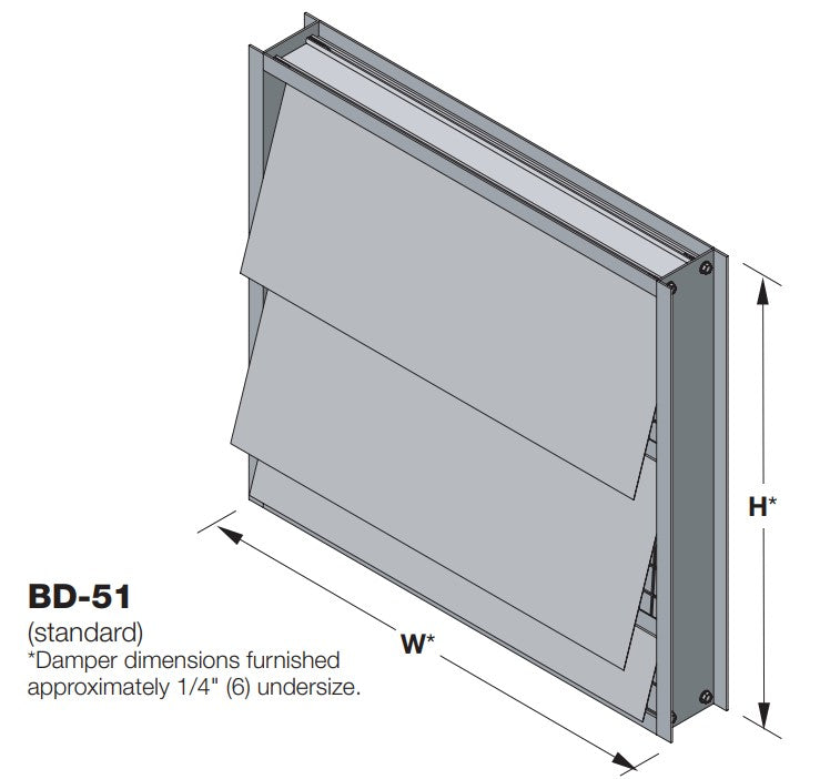 BD-51 - Compuerta antirretorno tipo lámina – hoja de fibra