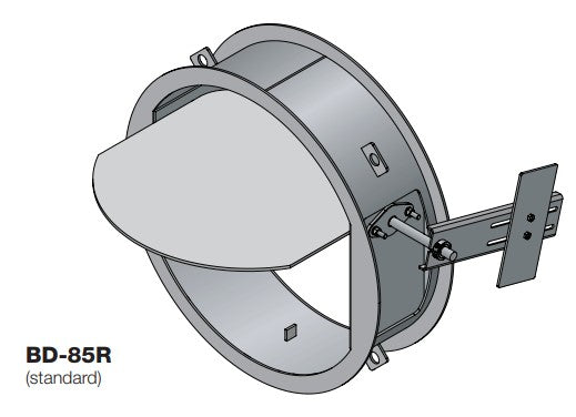 BD-85R - Compuerta antirretorno redonda – Industrial