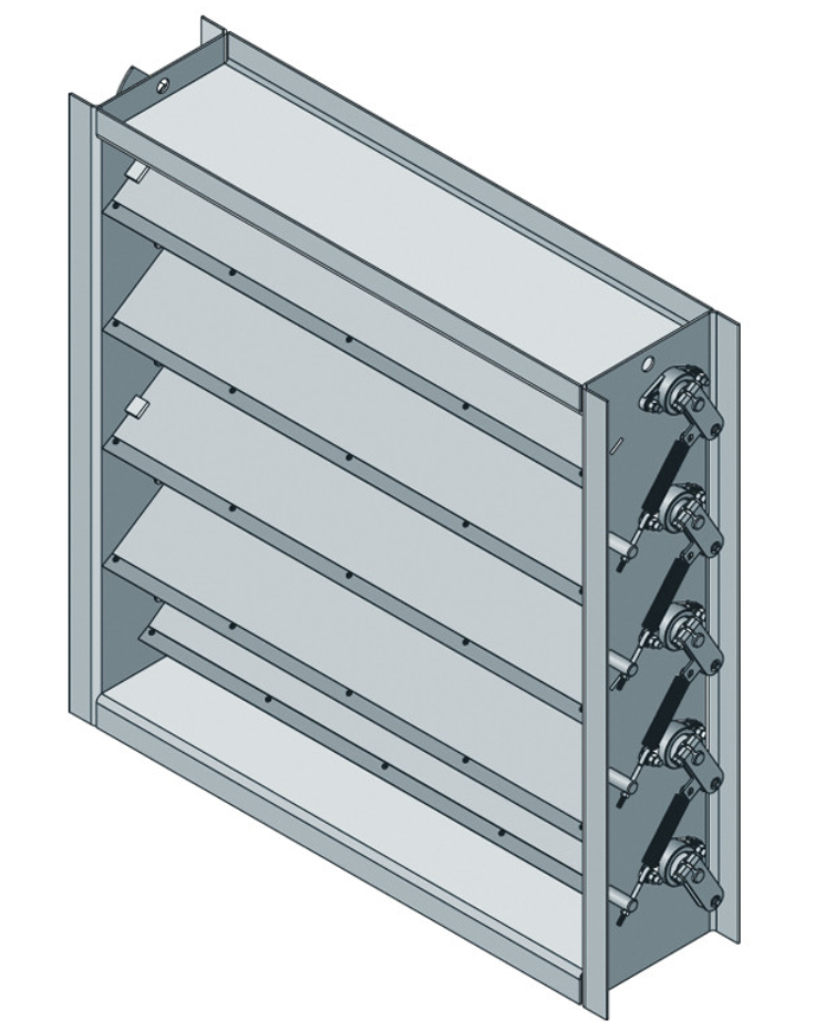 BC-550  - Modelo BC-550 - Blast Damper con hoja aerodinamica