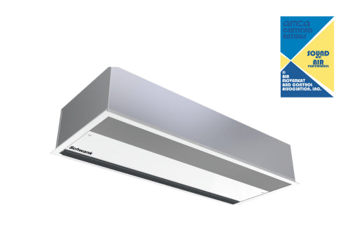 Schwank Select14R - Cortina de aire comercial silenciosa y energética Serie Schwank Select14R