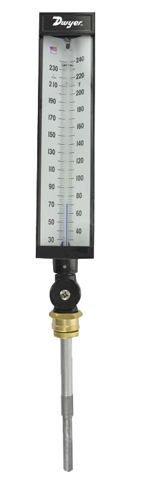 ITA9602D - TERMOMETRO VERTICAL 9" 0-120*F / TERMOPOZO 5"