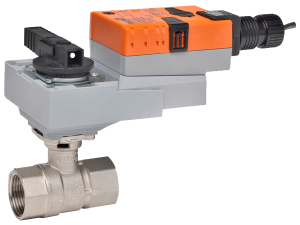 B249+ARB24-3 - VÁLVULA DE CONTROL CARACTERIZADA (CCV), DN 2" [50], 2 VÍAS, CV 46, ACTUADOR PARA VÁLVULA, SIN FUNCIÓN DE SEGURIDAD, AC/DC 24 V, ON/OFF (ENCENDIDO/APAGADO), PUNTO FLOTANTE, ACTUADOR MONTADO