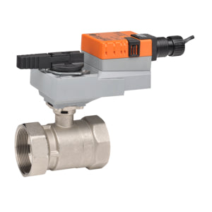 B229+LRB24-3 - VÁLVULA DE CONTROL CARACTERIZADA (CCV), DN 1 1/4" [32], 2 VÍAS, CV 10, ACTUADOR PARA VÁLVULA, SIN FUNCIÓN DE SEGURIDAD, AC/DC 24 V, ON/OFF (ENCENDIDO/APAGADO), PUNTO FLOTANTE, ACTUADOR MONTADO