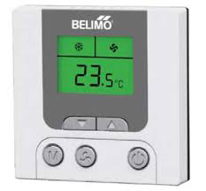 EXT-RCPB-24 - Termostato de señal de control proporcional, salida 0-10VDC, modo solo enfriamiento o solo calefacción, 1 a 3 velocidades del ventilador, opcion de sensor remoto, alimentación 24vac