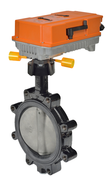 F6150HD+PRBUP-3-T - VALVULA MARIPOSA 6", 2 VIAS, ACTUADOR ON/OFF, 200psi